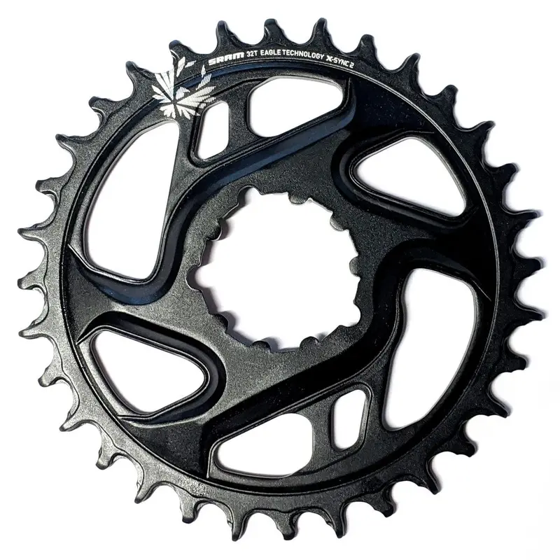 Sram X-Sync 2 Eagle Cold Forged Direct Mount Chainring - Black 2