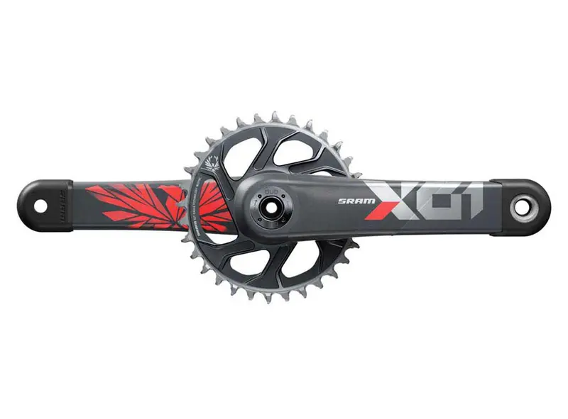 Sram X01 Eagle Boost 12 Spd Crankset - Lunar-Oxy Red 1