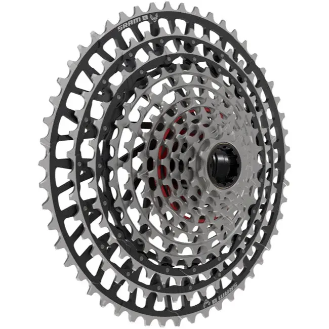 Sram Xxsl Eagle T-Type Xs-1299 12 Spd Mtb Cassette - Silver-Black 2