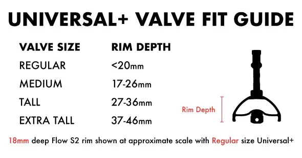 Stans Universal+ Presta Valves - 43Mm 2