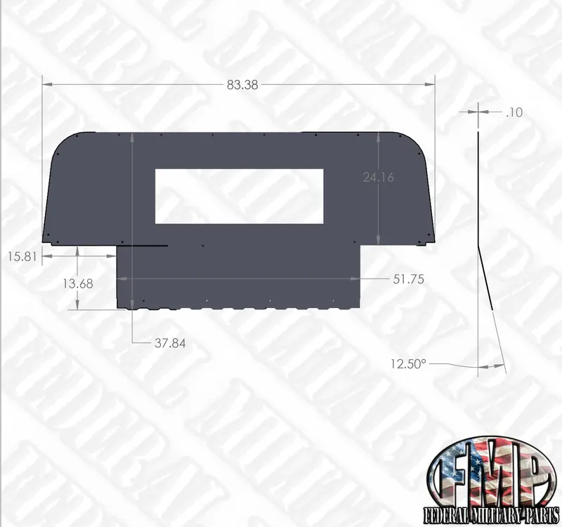 Steel Rear Curtain Replacement — ‘Iron Curtain’ Upgrade for HMMWV M998