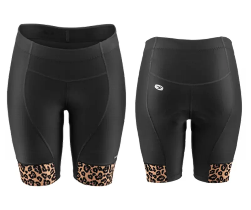 Sugoi Evolution Print Lycra Short - Womens - Black-Leopard 1