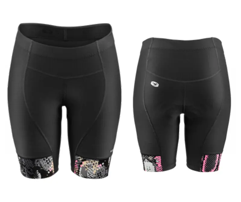 Sugoi Evolution Print Lycra Short - Womens - Black-Snake 1