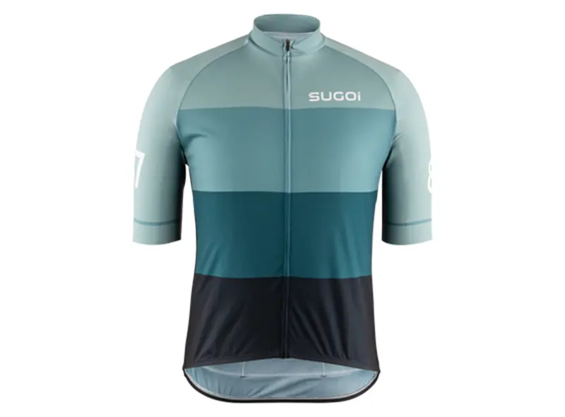Sugoi Evolution Zap 2 Short Sleeve Jersey - Steel Blue Line 1