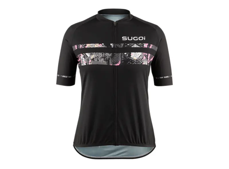 Sugoi Evolution Zap 2 Short Sleeve Jersey - Womens - Black-Snake 1