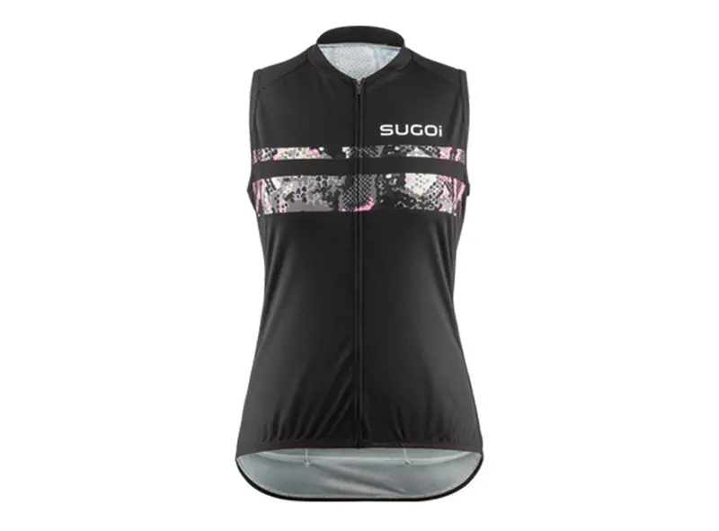 Sugoi Evolution Zap Sleeveless Jersey - Womens - Black-Snake 1