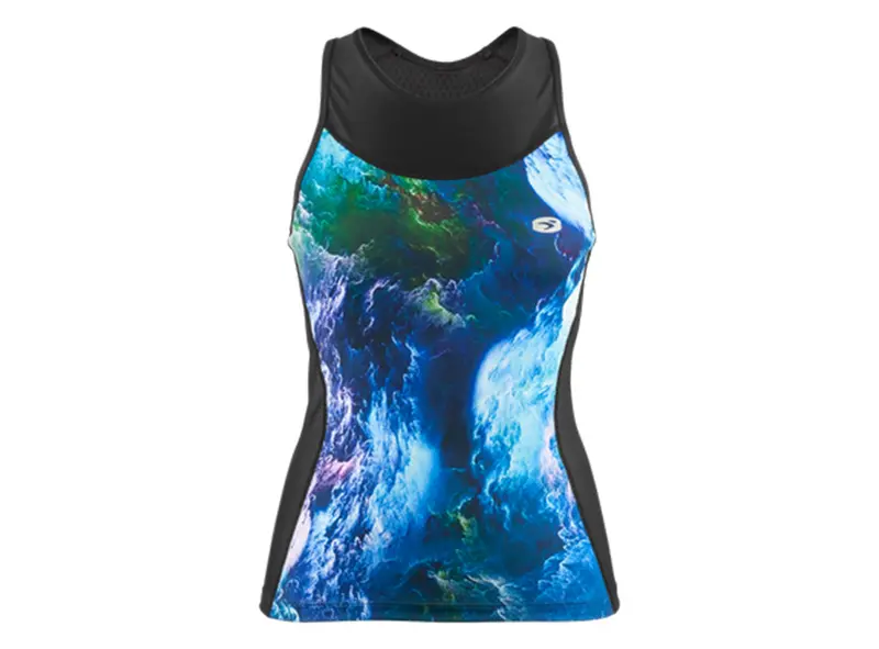 Sugoi Rpm Tri Racerback Tank - Womens - Black-Thunder Sky 1