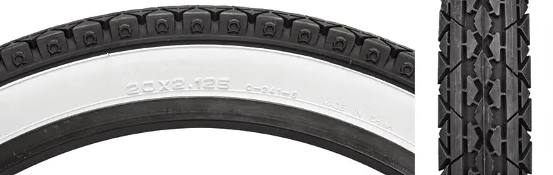 Sunlite Cst241 20" Cruiser Tire - Whitewall 1