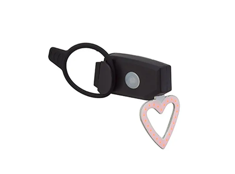 Sunlite Heartthrob Usb Tail Light - Black-Red 1
