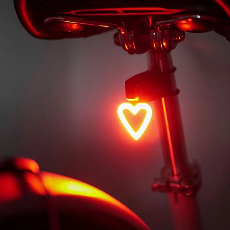 Sunlite Heartthrob Usb Tail Light - Black-Red 2