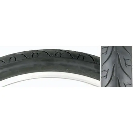 Sunlite Slick 24" Wire Tire - Black 1