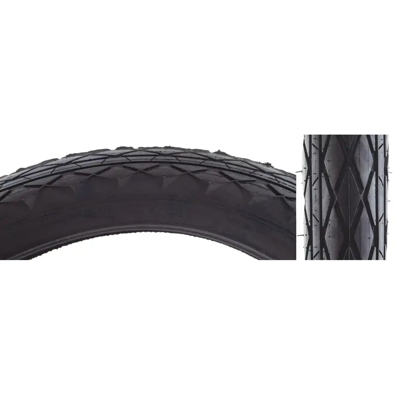 Sunlite Superdan 20" Cruiser Wire Tire - Black 1