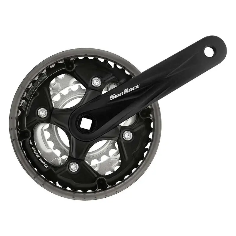 Sunrace Fcm500 8 Spd Square Taper Mtb Crankset 1