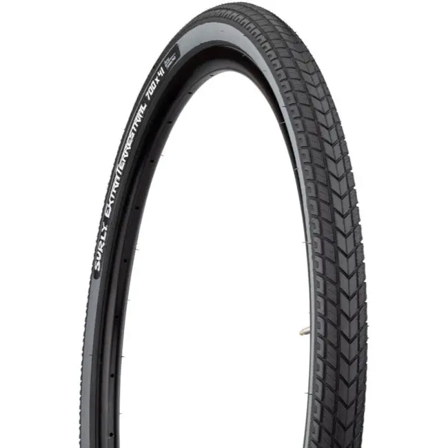 Surly Extraterrestrial 700C Folding Road Tire - Black-Slate 1