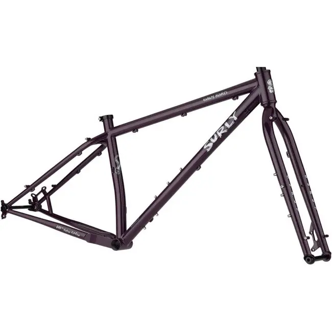 Surly Karate Monkey Frameset - Organic Eggplant 1