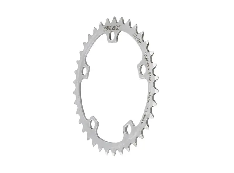 Surly Stainless Steel Chainring - Silver 2