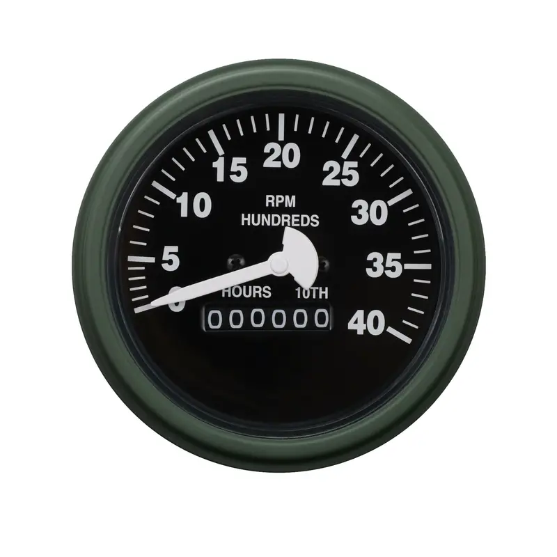 Tachometer- Green, Black, Or Tan Housing, Fits All Humvee Models 1