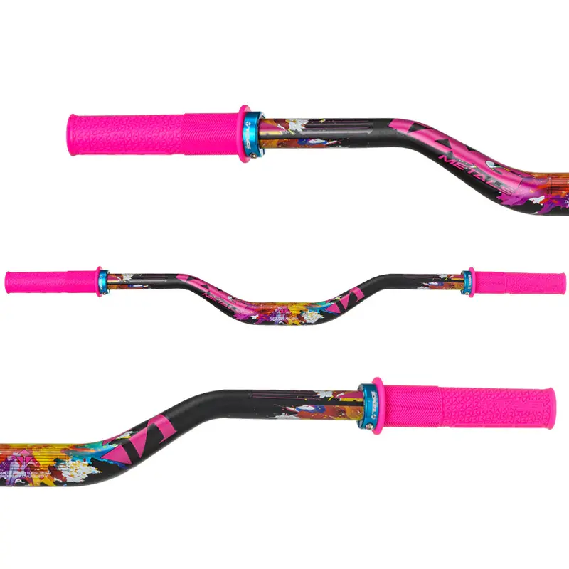Tag Metals T1 Aluminum 31.8Mm Handlebar - Ltd Grip Combo - Black Splatter 1