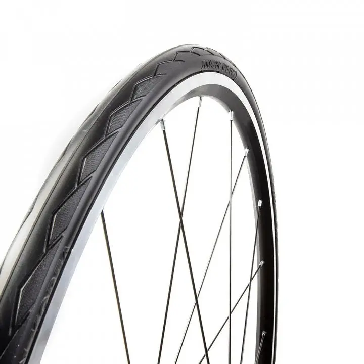 Tannus Airless Semi-Slick 700C Road Tire - Midnight Black 1