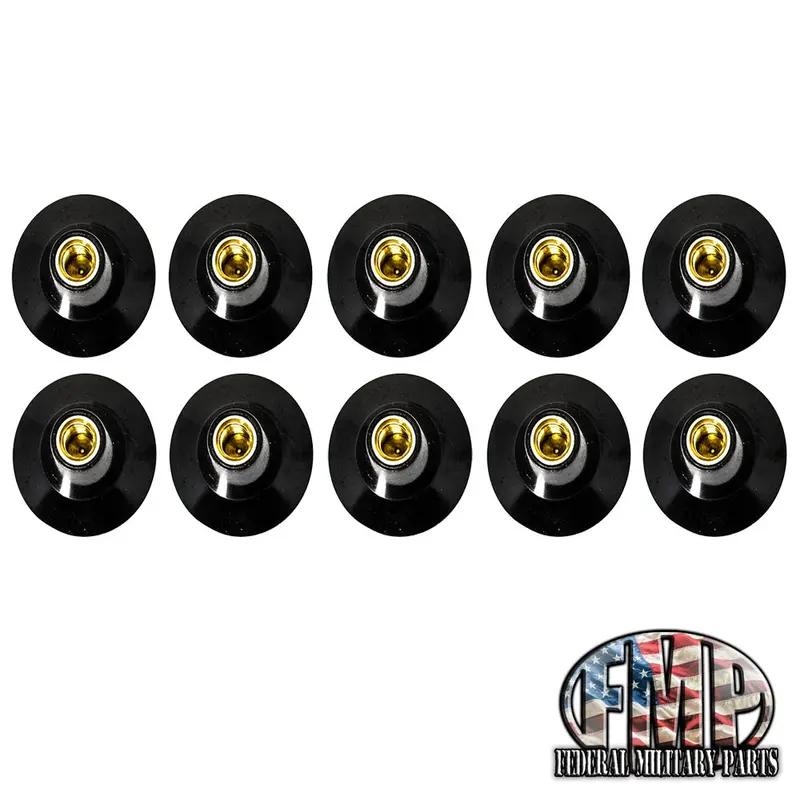 Ten Pack Military Window Knobs One-Part Knob New Fits Humvee M998 Hmmwv Handle M1038 M1025 1