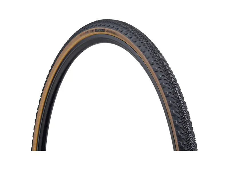 Teravail Cannonball Light & Supple 700C Cyclocross Tire - Tan Sidewall 1
