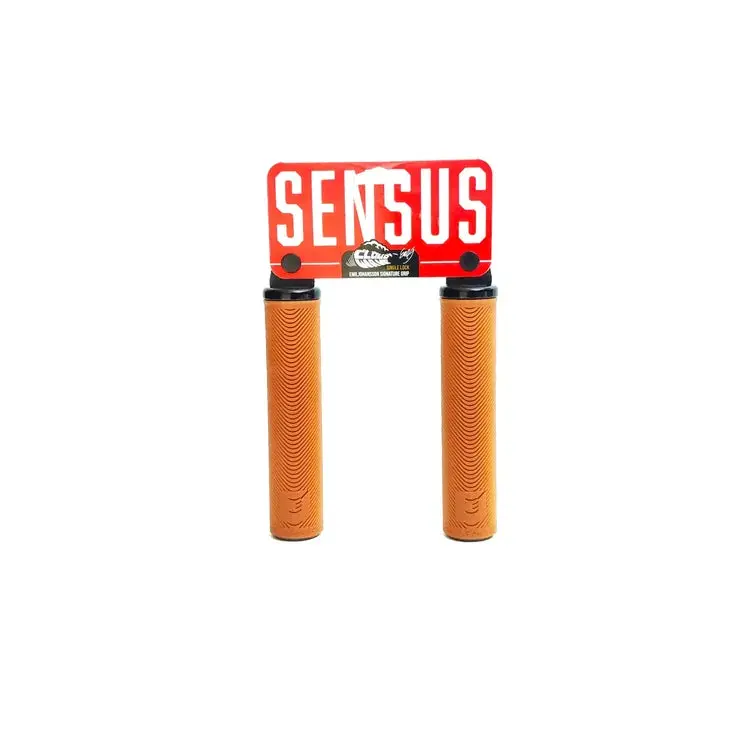 The Sensus Cloudwave Lock-On Mtb Grip - Emj Signature - Gum Rubber 2