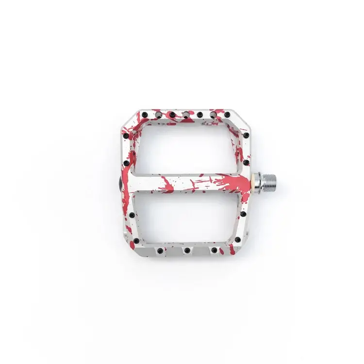 The Sensus Crue Flat Pedal - Cromo - Blood Splatter 1