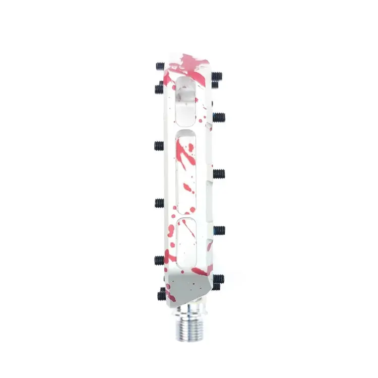 The Sensus Crue Flat Pedal - Cromo - Blood Splatter 2