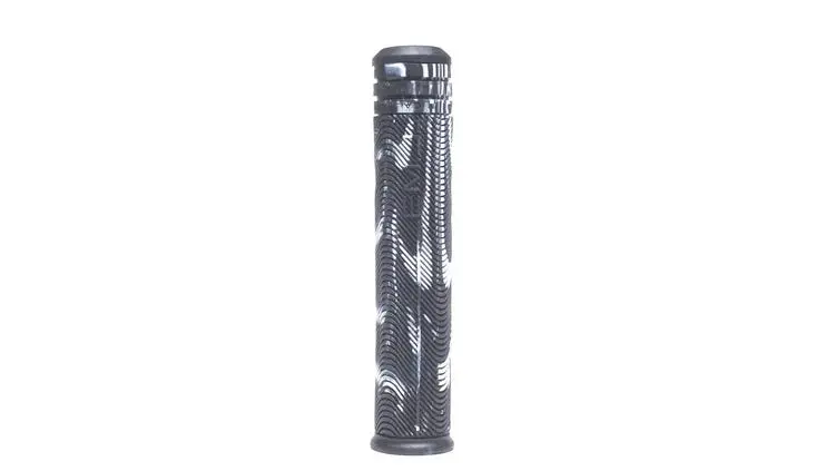 The Sensus Em.J Signature Slip On Mtb Grip - Black-White Swirl 1
