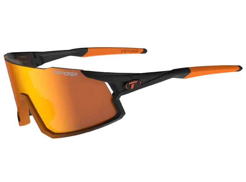 Tifosi Stash Clarion Interchangeable Lens Sunglasses - Black Orange Fade 1