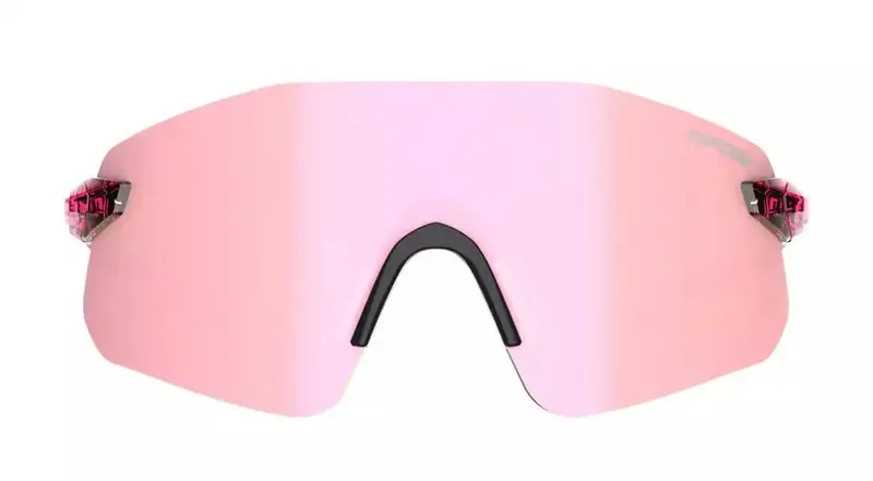 Tifosi Vogel Sl Single Lens Sunglasses - Gloss Crystal Pink 2