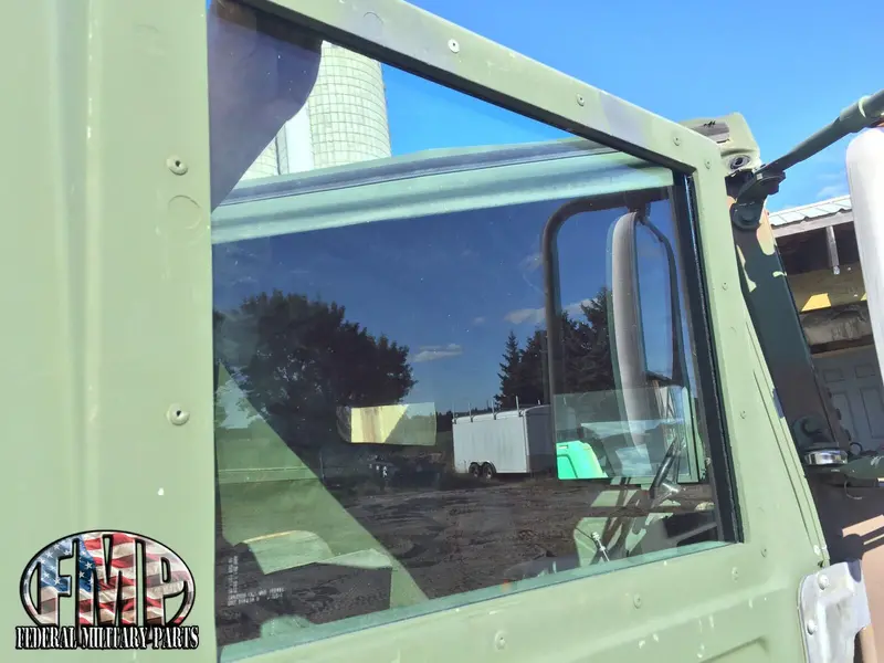 Tinted Green Windows, Set Of 4,  For Military Humvee X-Doors 1