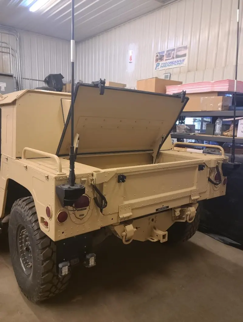 Tonneau Cover, Compatible With Humvee 4-Man Cab Or Extended Cab 1