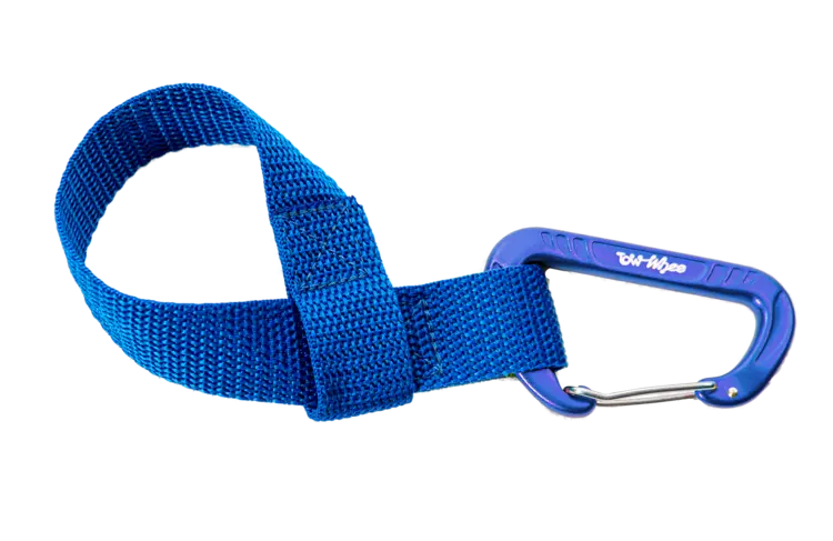 Towwhee Quick Loop 12" Strap With Mini Carabiner - Blue 1