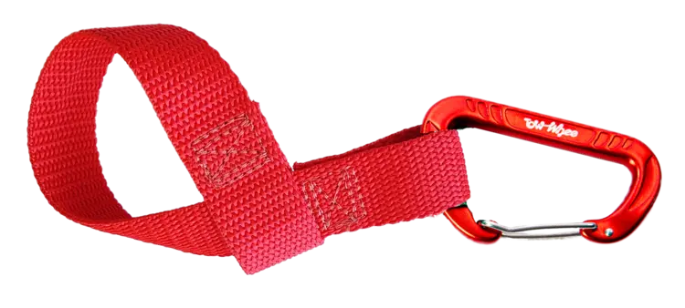 Towwhee Quick Loop 12" Strap With Mini Carabiner - Red 1