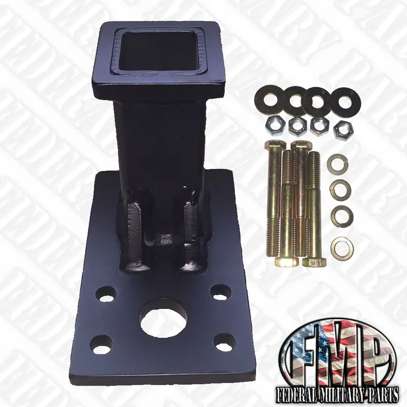 Trailer Hitch Pinball + Mounting Hardware Two Inch Receiver Fits Military Humvee 2