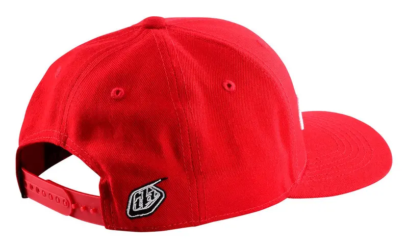 Troy Lee Designs 9Forty Snapback Hat - Signature - Red-White 2
