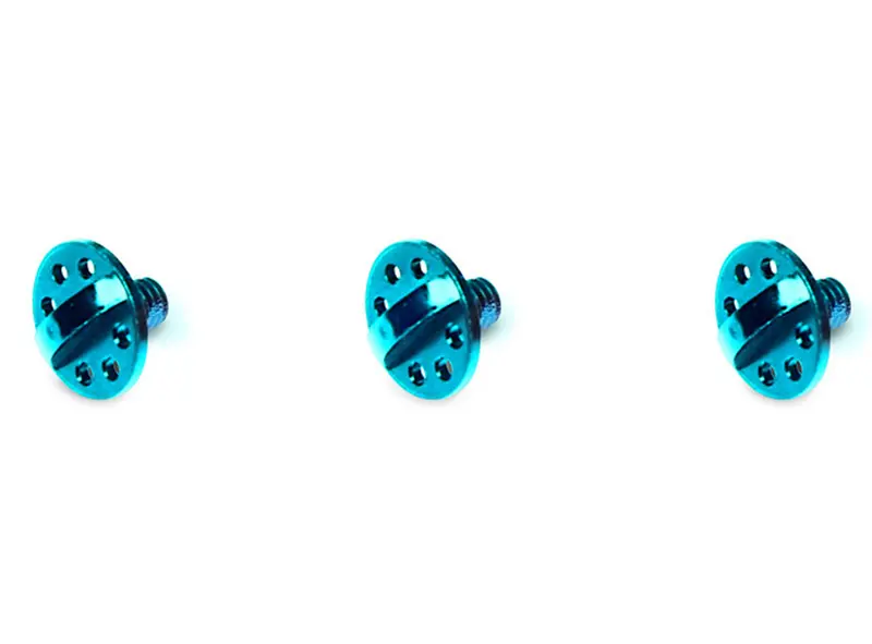 Troy Lee Designs A1/A2 Helmet Visor Screws - 3 Pack - Blue 1