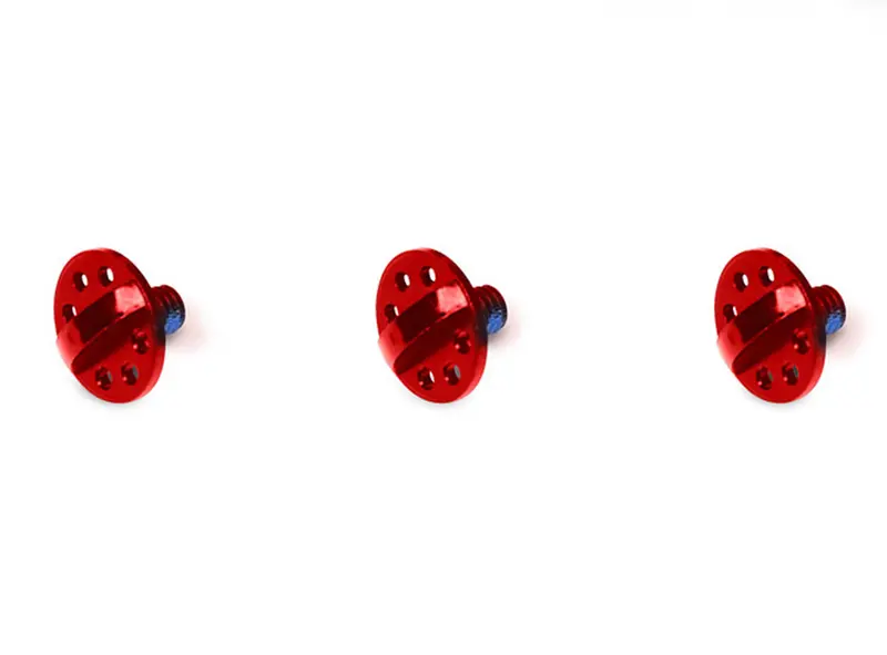 Troy Lee Designs A1/A2 Helmet Visor Screws - 3 Pack - Red 1
