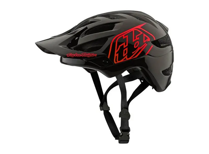 Troy Lee Designs A1 Drone Helmet - Youth - Black-Red 1