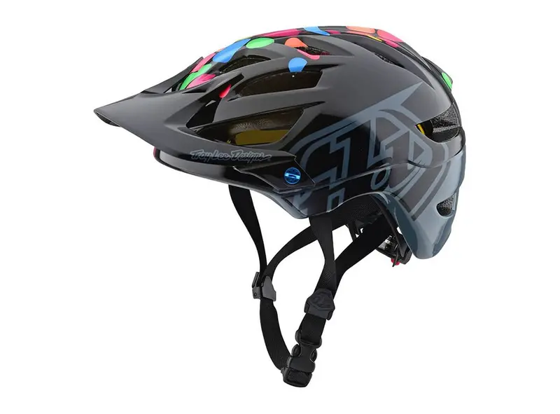Troy Lee Designs A1 Mips Jelly Beans Helmet - Youth - Black-Gray 1