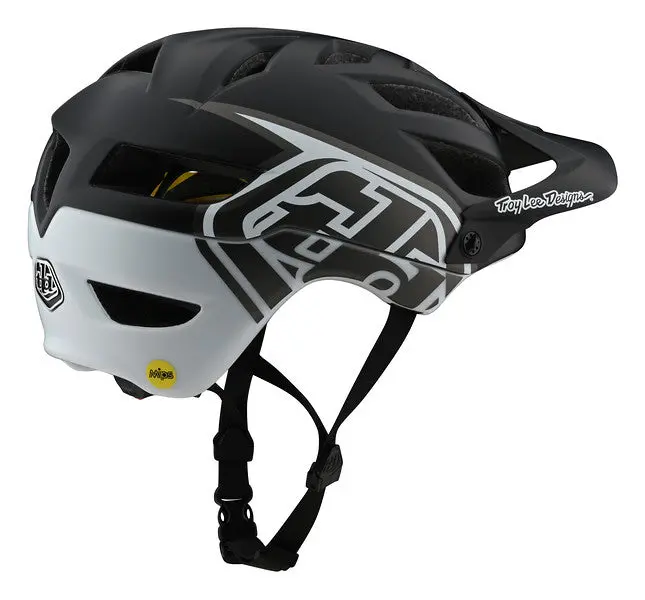 Troy Lee Designs A1 Mips Mtb Helmet - Classic - Black-White - 2020 2