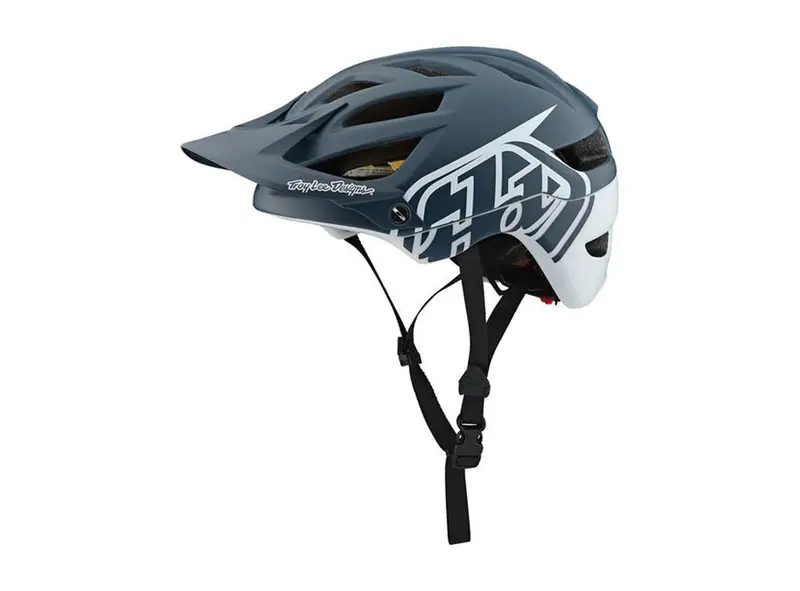 Troy Lee Designs A1 Mips Mtb Helmet - Classic - Classic Gray-White - 2019 1