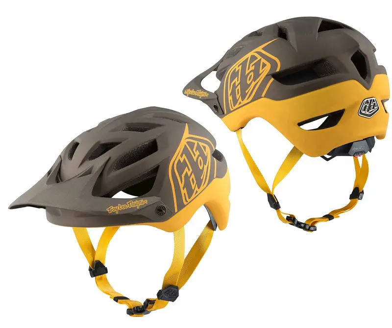 Troy Lee Designs A1 Mips Mtb Helmet - Classic - Gray-Honey 1