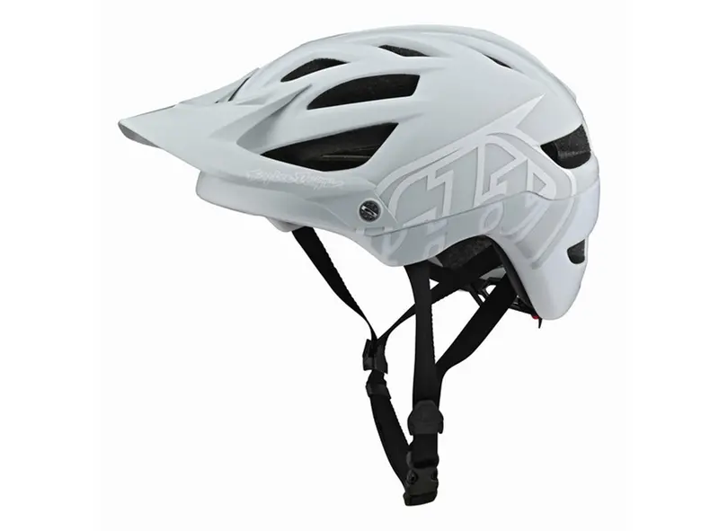 Troy Lee Designs A1 Mips Mtb Helmet - Classic - Light Gray-White - 2021 1