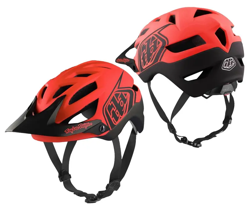 Troy Lee Designs A1 Mips Mtb Helmet - Classic - Orange-Gray 1