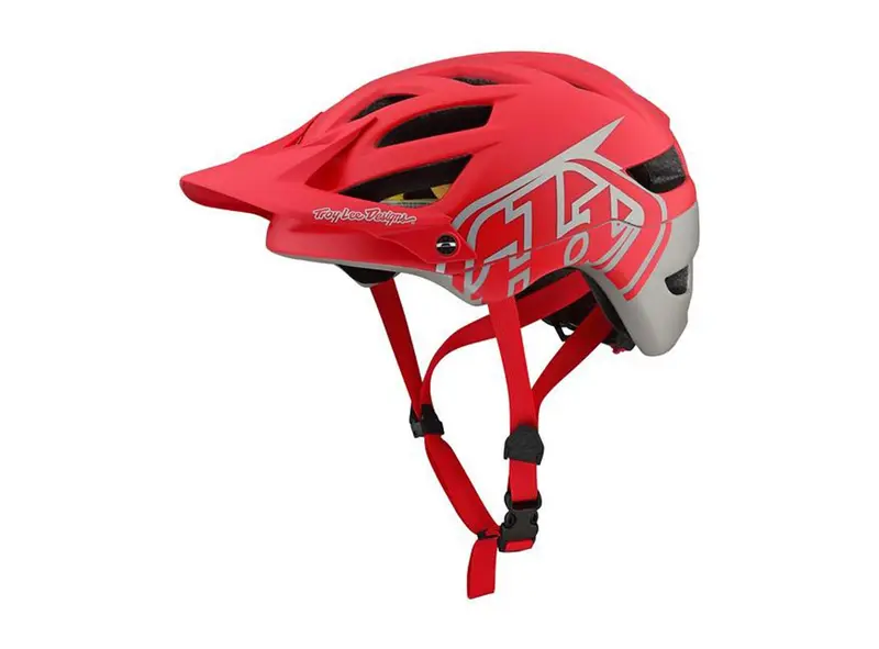 Troy Lee Designs A1 Mips Mtb Helmet - Classic - Red-Silver - 2019 1