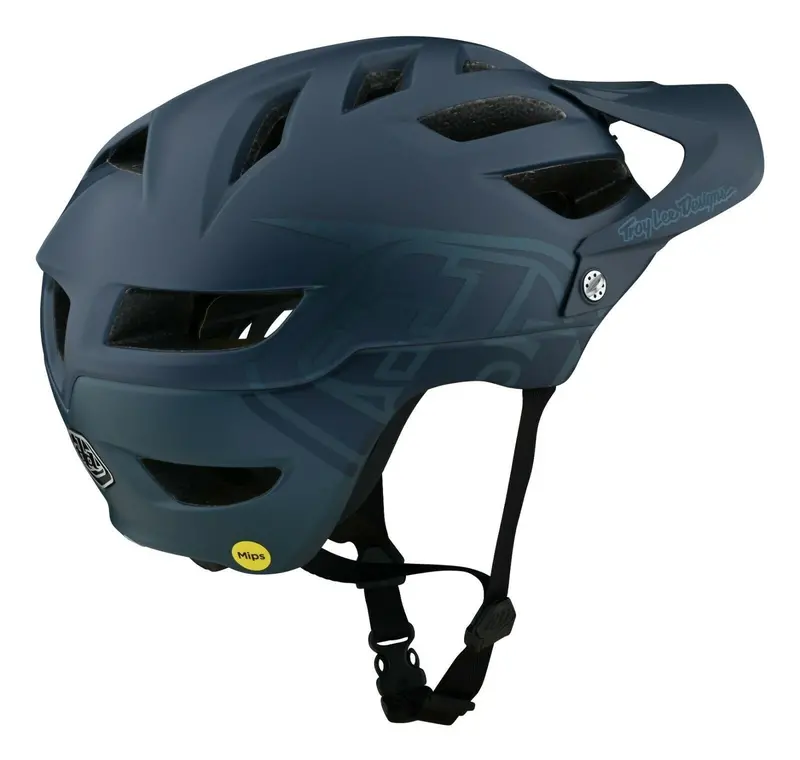 Troy Lee Designs A1 Mips Mtb Helmet - Classic - Slate Blue - 2022 3