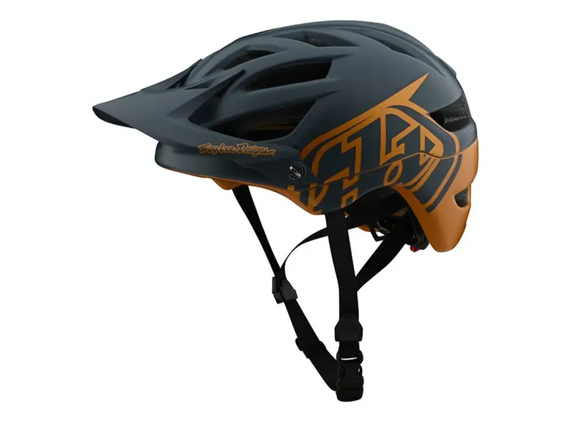 Troy Lee Designs A1 Mips Mtb Helmet - Classic - Youth - Gray-Gold - 2020 1