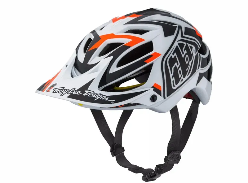 Troy Lee Designs A1 Mips Mtb Helmet - Vertigo - White 1